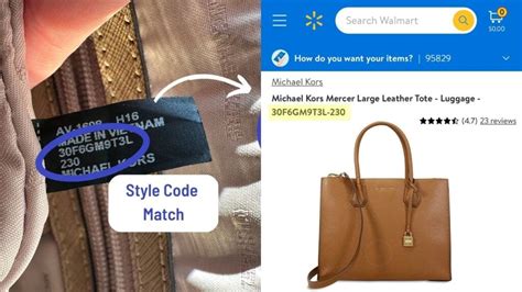 michael kors check serial number